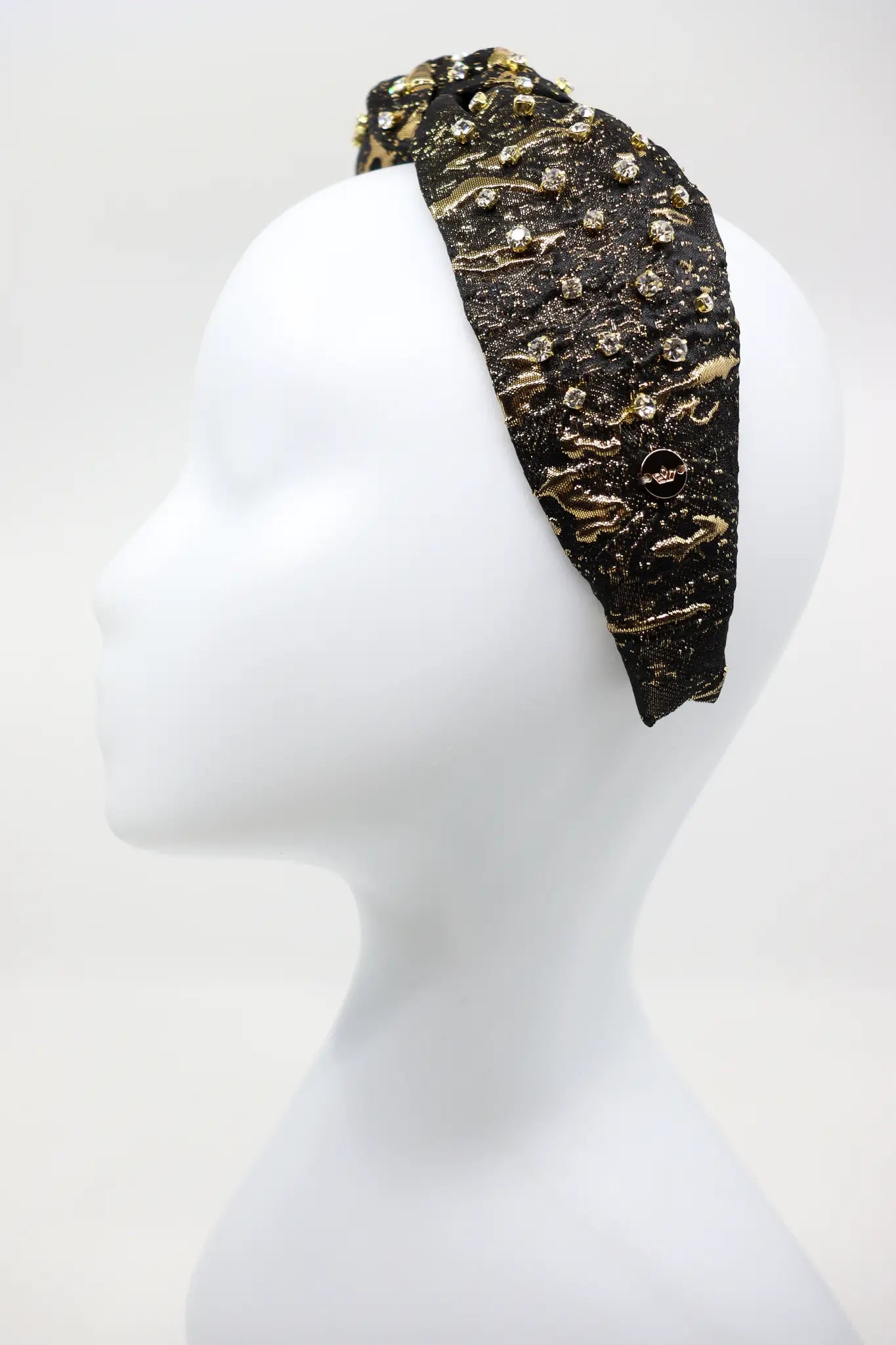 Ava Knot Headband with Crystals